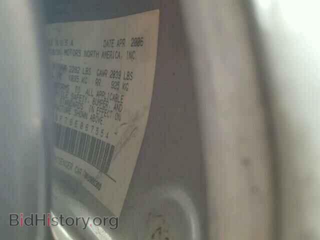2006 MITSUBISHI GALANT - VIN: 4A3AB36F76E067554 - Фото 10