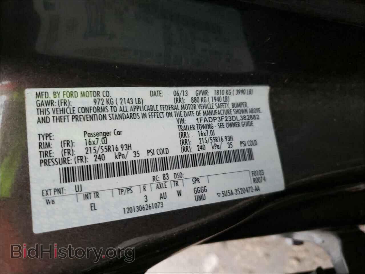 2013 FORD FOCUS - VIN: 1FADP3F23DL382882 - Photo 10