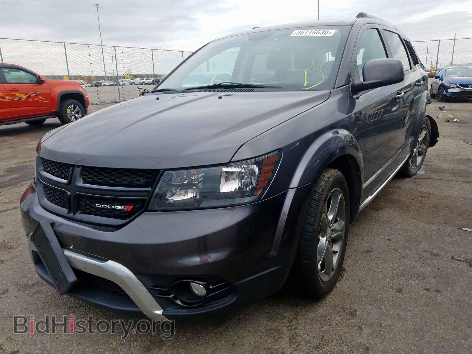 2017 DODGE JOURNEY - VIN: 3C4PDCGBXHT621546 - Фото 2