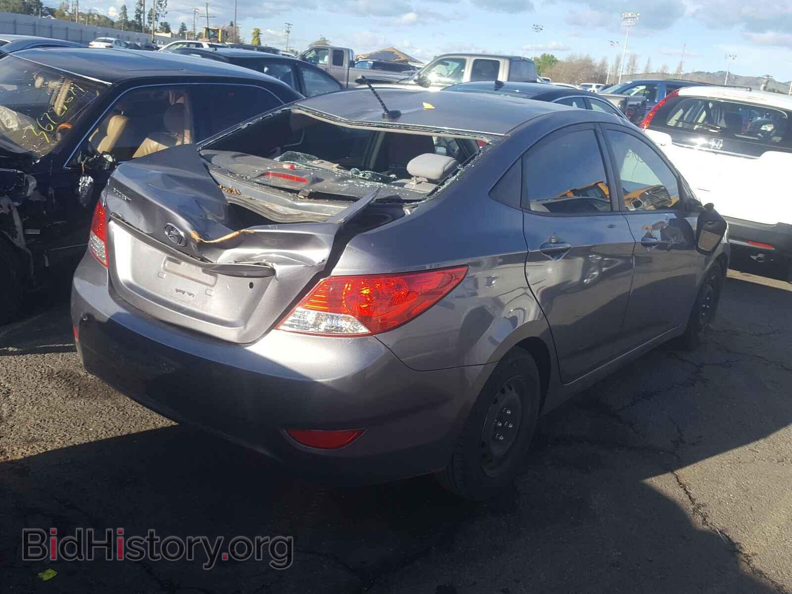 2014 HYUNDAI ACCENT - VIN: KMHCT4AE9EU644405 - Фото 4
