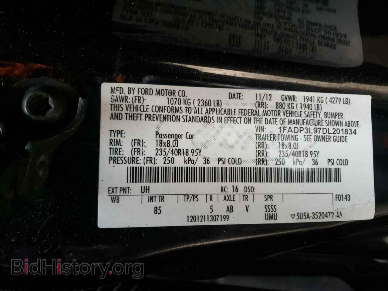 2013 FORD FOCUS - VIN: 1FADP3L97DL201834 - Фото 12