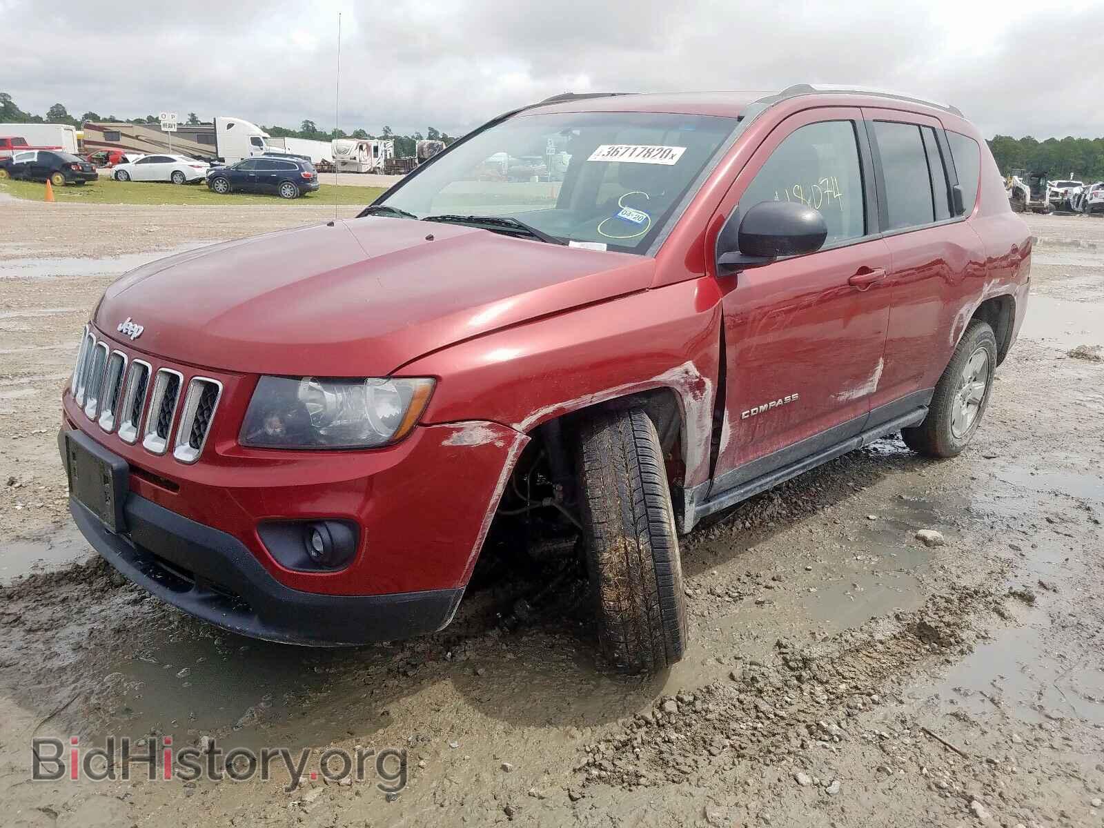 2014 JEEP COMPASS - VIN: 1C4NJCBA2ED593421 - Фото 2