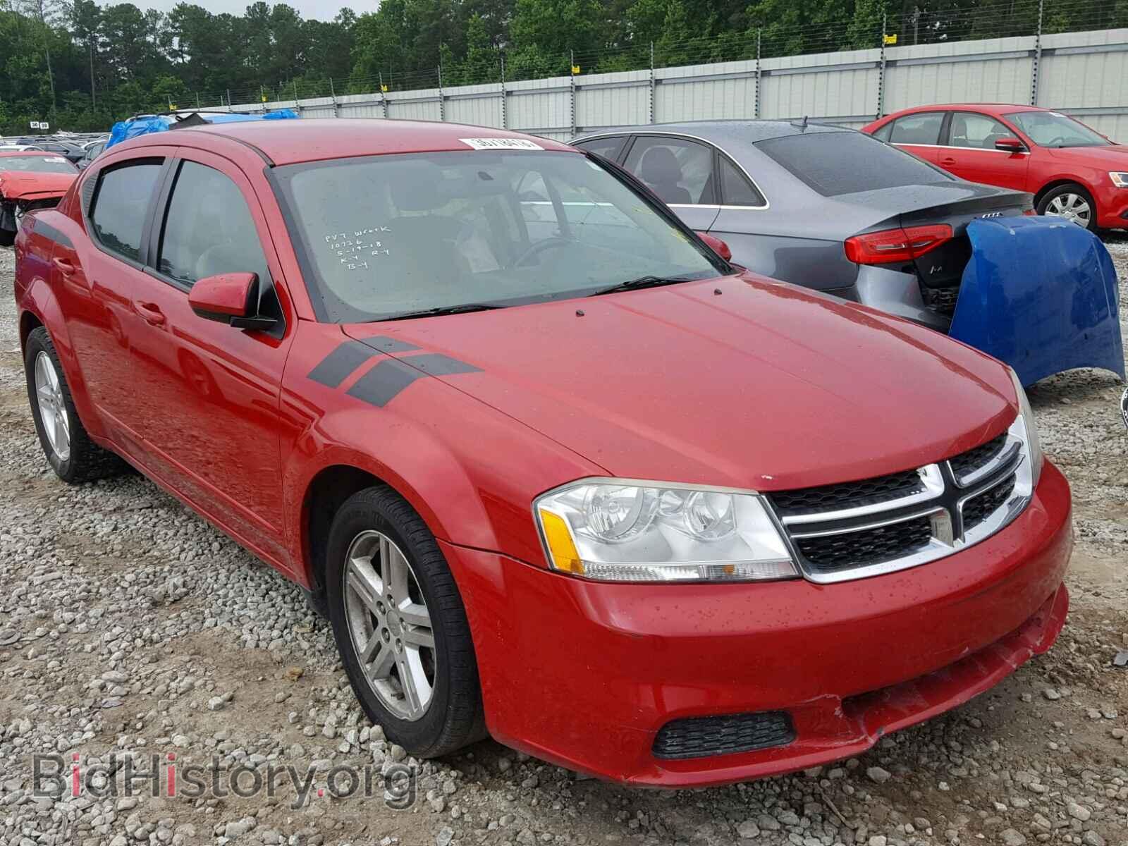 Фотография 1C3CDZCB6CN157238 - DODGE AVENGER 2012
