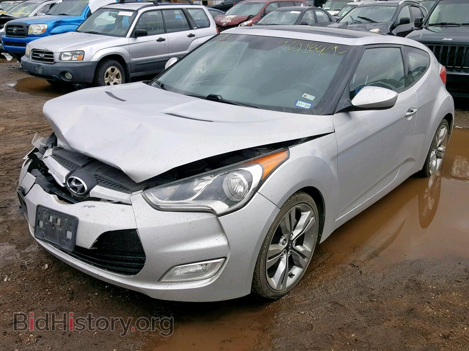 2012 HYUNDAI VELOSTER - VIN: KMHTC6AD9CU076818 - Фото 2