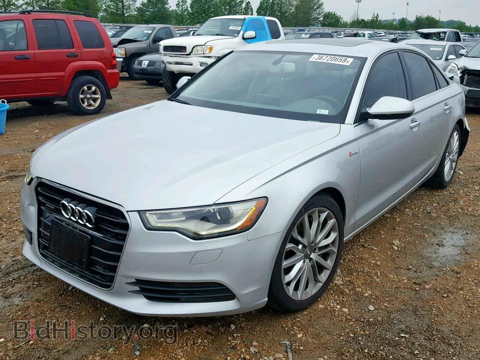 2013 AUDI A6 - VIN: WAUGGAFC1DN114841 - Фото 2