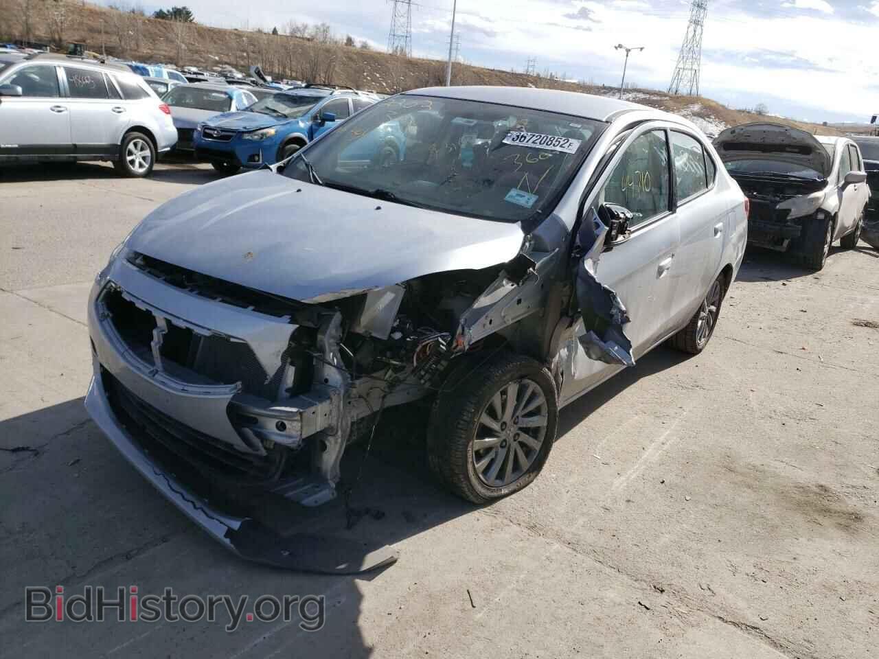 2019 MITSUBISHI MIRAGE - VIN: ML32F3FJ3KHF03704 - Фото 2