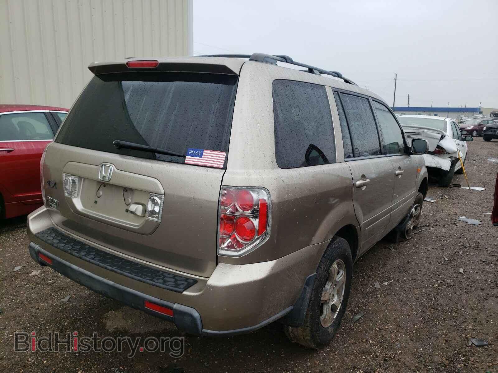 2007 HONDA PILOT - VIN: 5FNYF28727B043586 - Photo 4