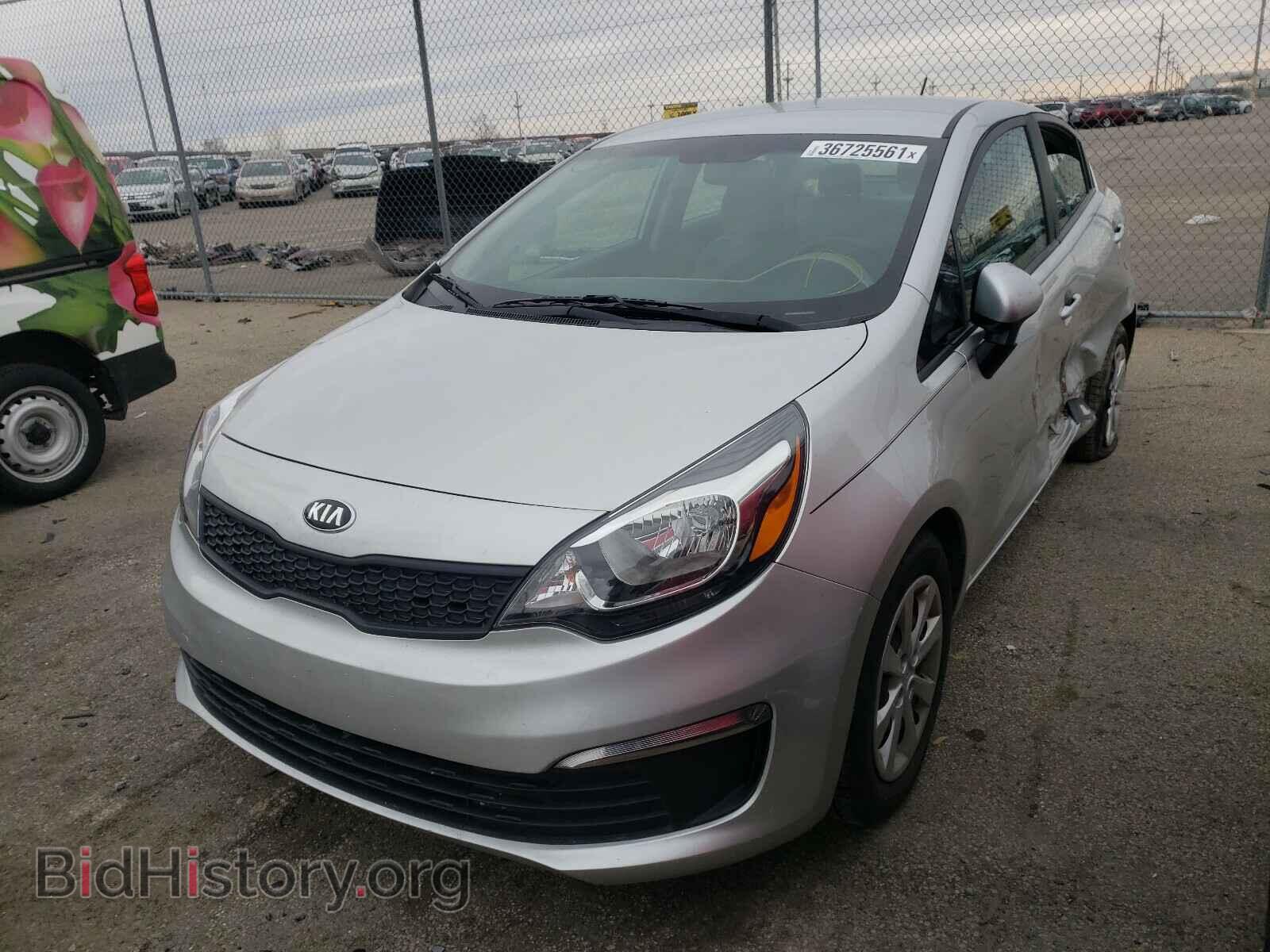 2016 KIA RIO - VIN: KNADM4A38G6549889 - Фото 2