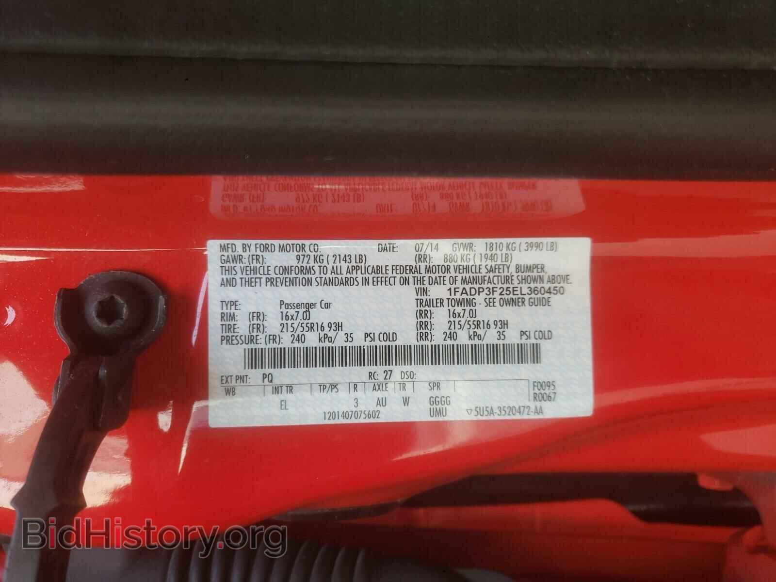 2014 FORD FOCUS - VIN: 1FADP3F25EL360450 - Photo 10