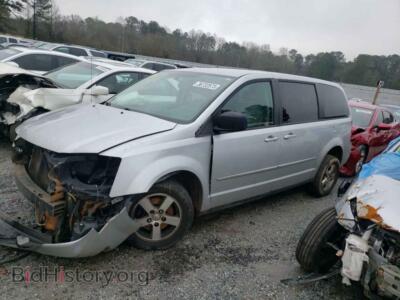 2010 Dodge CARAVAN Grand Cara, silver — VIN 2D4RN4DE5AR178857, Copart