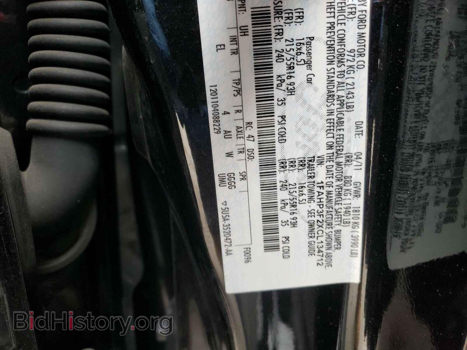 2012 FORD FOCUS - VIN: 1FAHP3F2XCL134712 - Photo 10