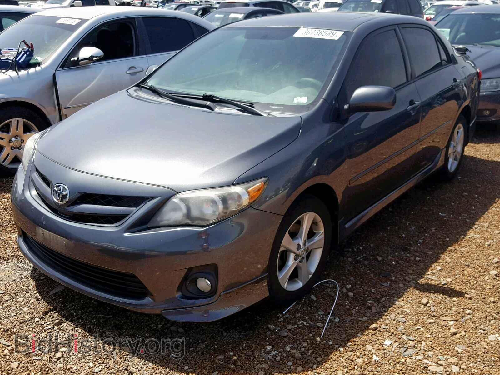 2011 TOYOTA COROLLA BA - VIN: 2T1BU4EE0BC694013 - Фото 2