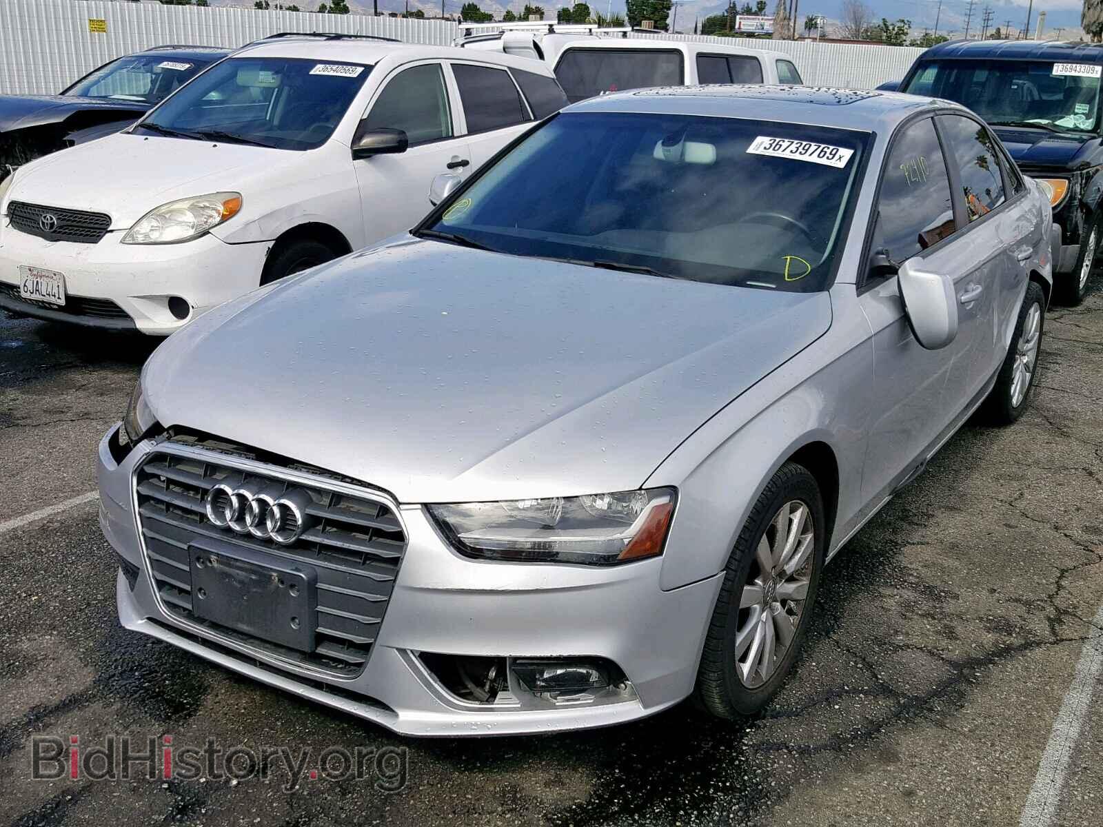 2014 AUDI A4 - VIN: WAUAFAFL6EA082793 - Photo 2