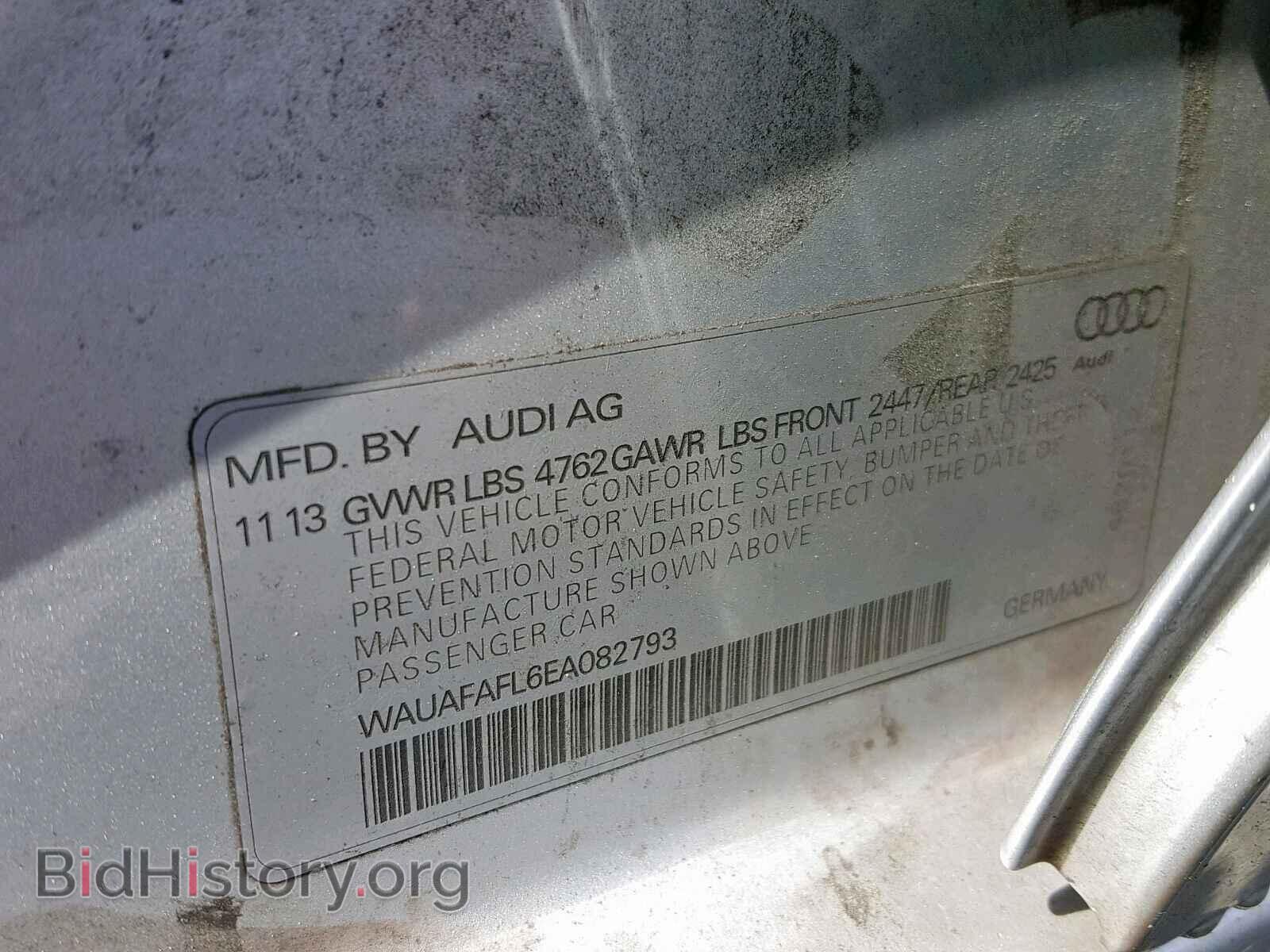 2014 AUDI A4 - VIN: WAUAFAFL6EA082793 - Photo 10