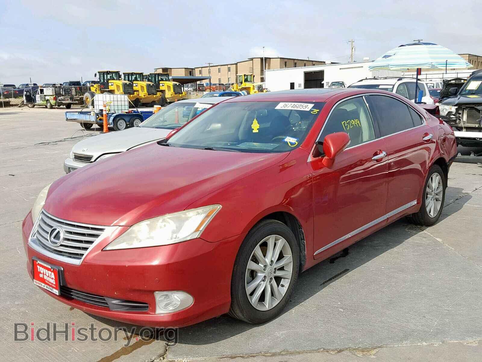 2011 LEXUS ES350 - VIN: JTHBK1EG8B2423557 - Фото 2