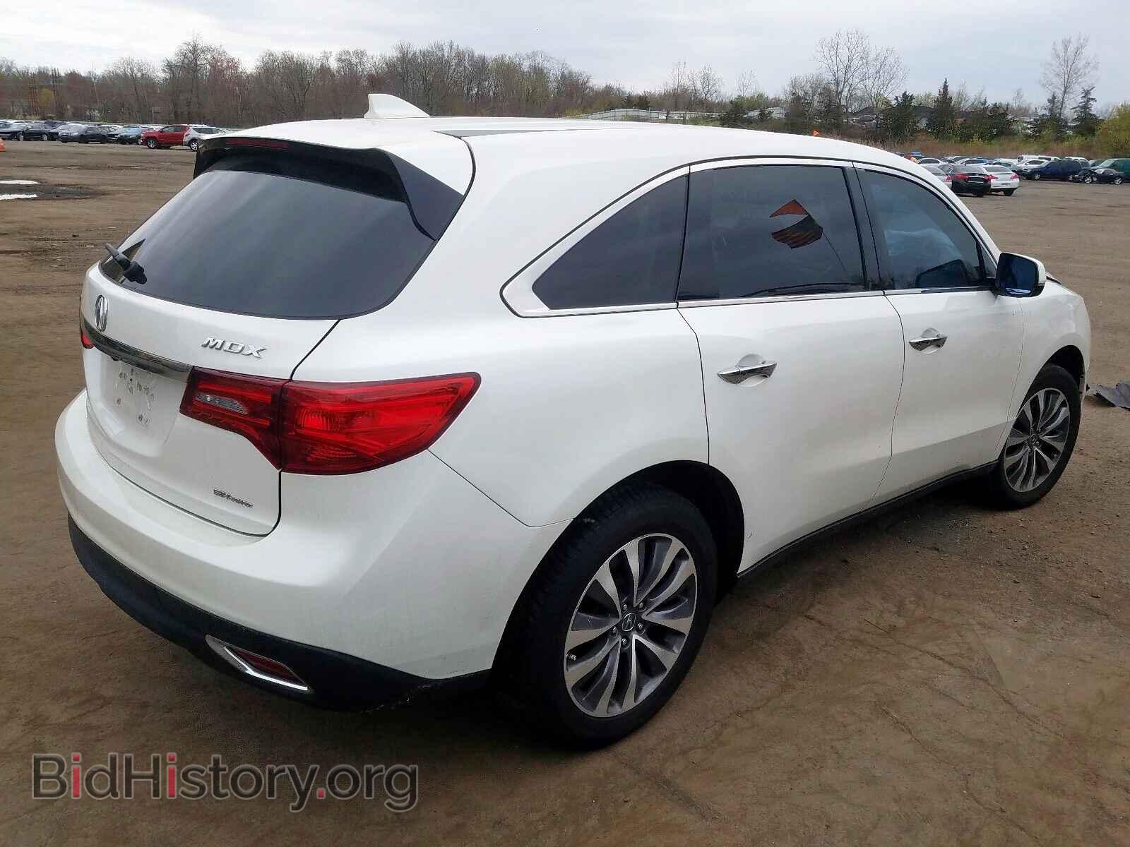 2014 ACURA MDX - VIN: 5FRYD4H47EB002891 - Фото 4