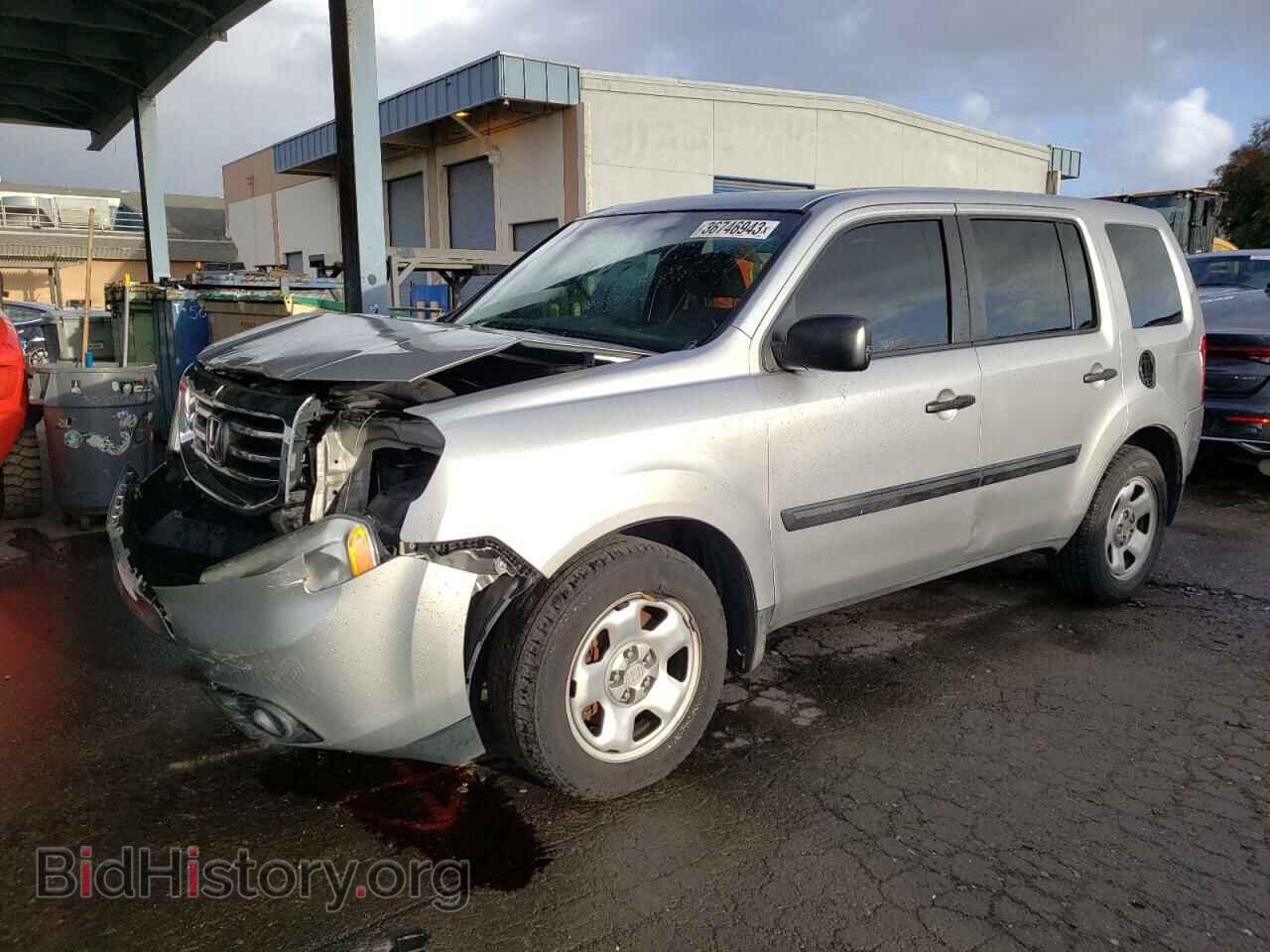 Photo 5FNYF3H20CB002541 - HONDA PILOT 2012