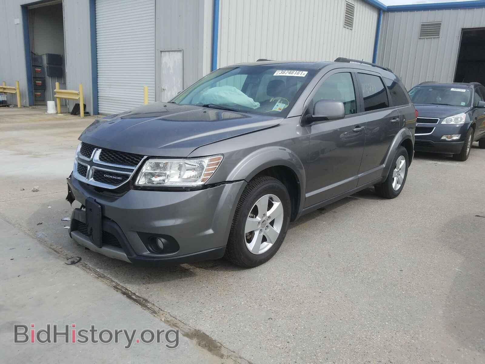2012 DODGE JOURNEY - VIN: 3C4PDCBG9CT169844 - Фото 2