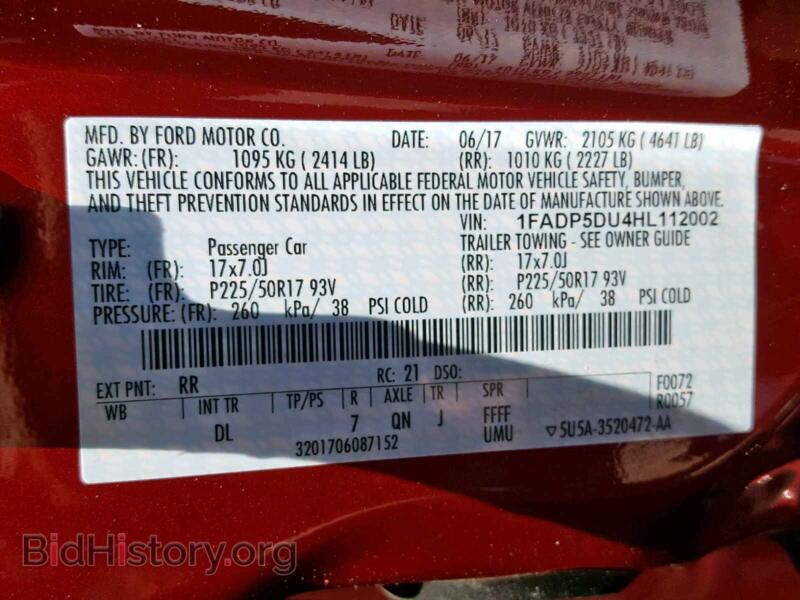 2017 Ford CMAX (VIN 1FADP5DU4HL112002) — photo 10 of 10