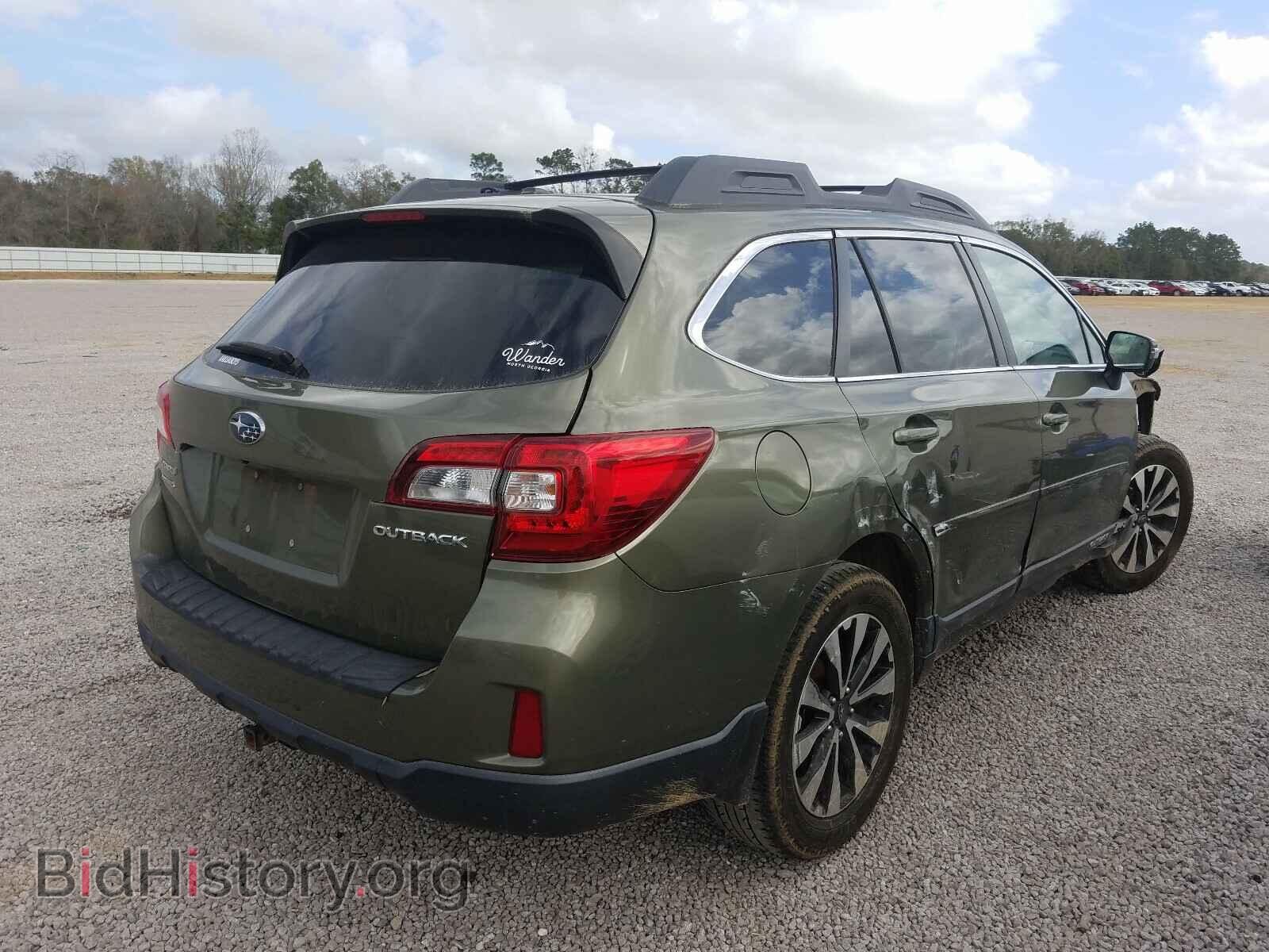 2015 SUBARU OUTBACK - VIN: 4S4BSBNC0F3300304 - Фото 4