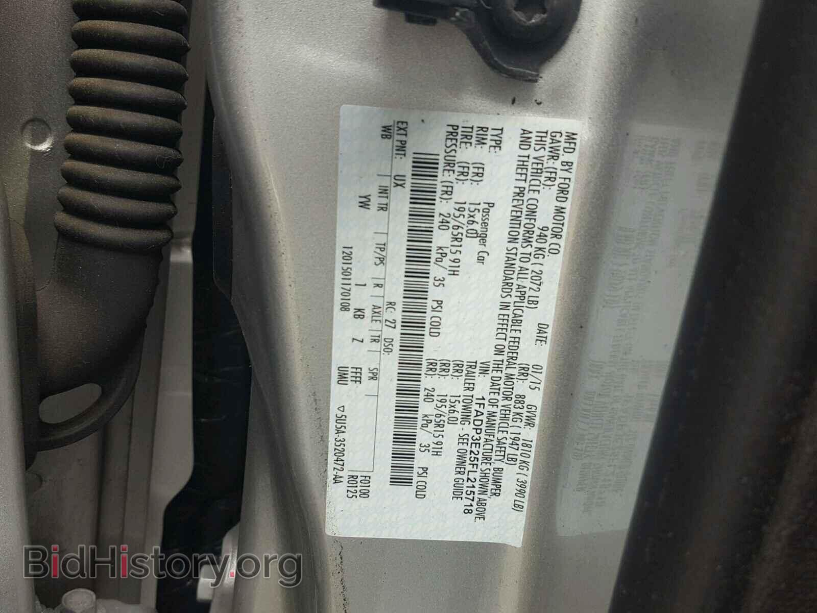 2015 FORD FOCUS - VIN: 1FADP3E25FL215718 - Photo 10