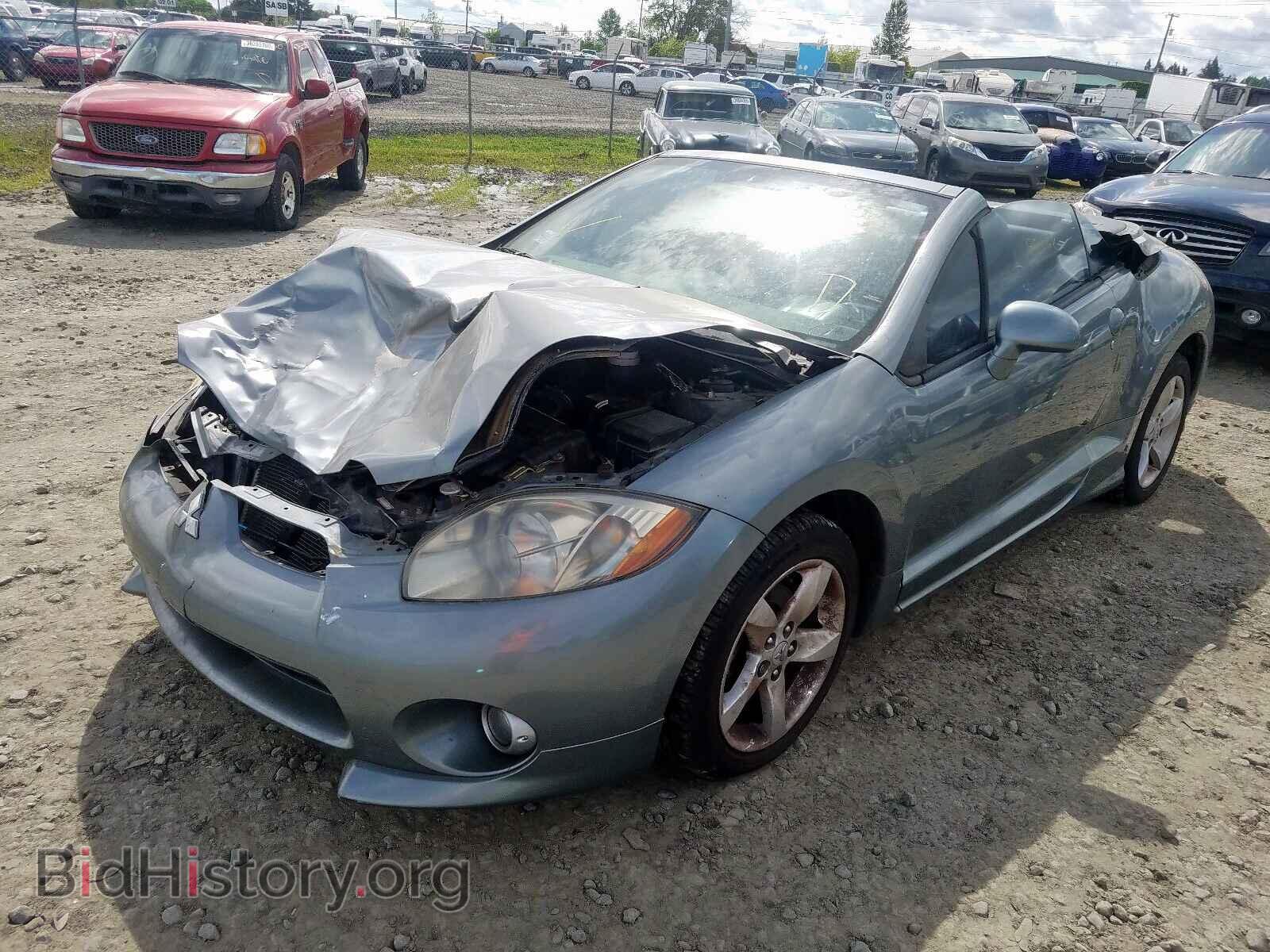 2007 MITSUBISHI ECLIPSE - VIN: 4A3AL25F17E026587 - Фото 2