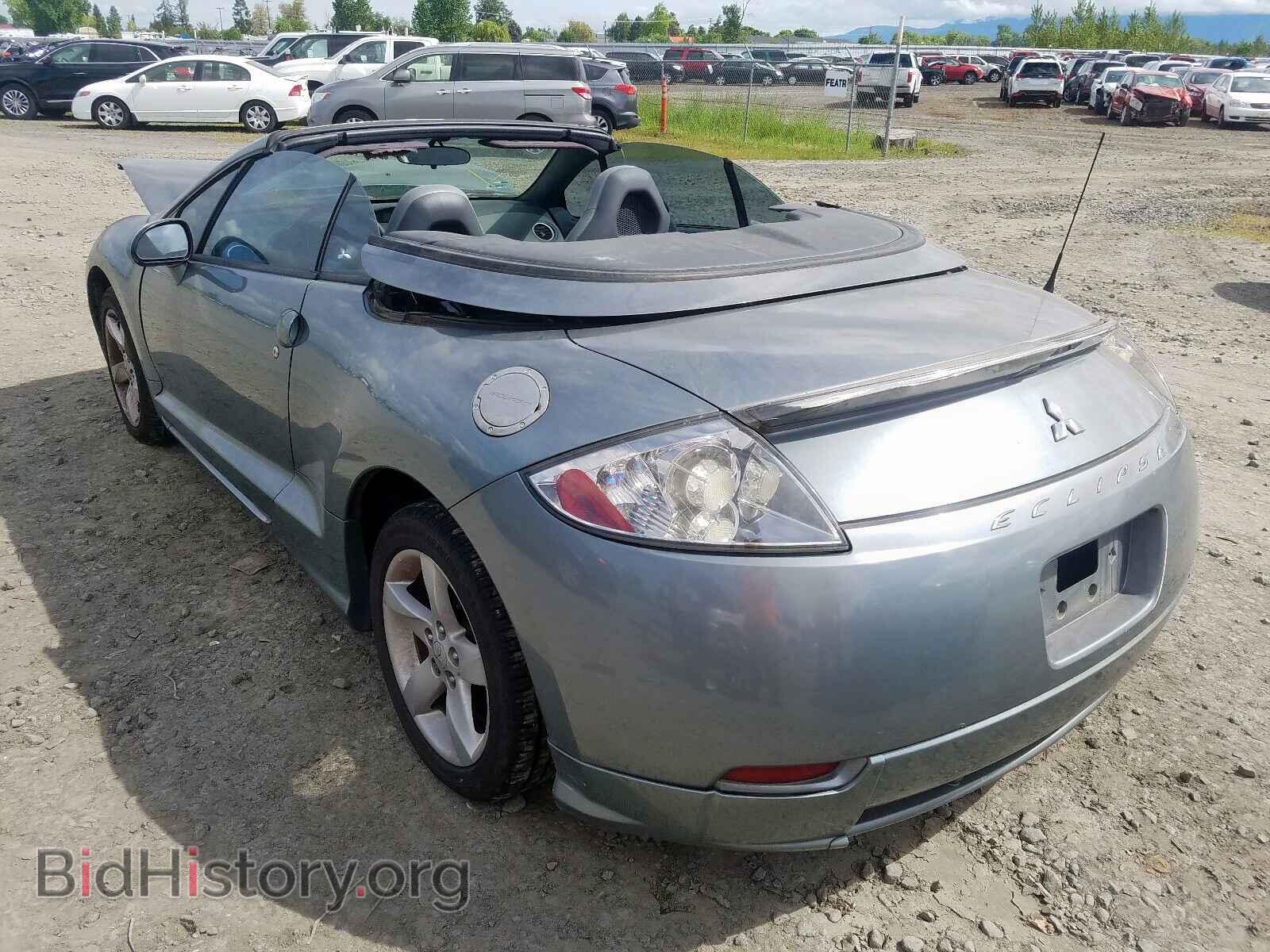 2007 MITSUBISHI ECLIPSE - VIN: 4A3AL25F17E026587 - Фото 3