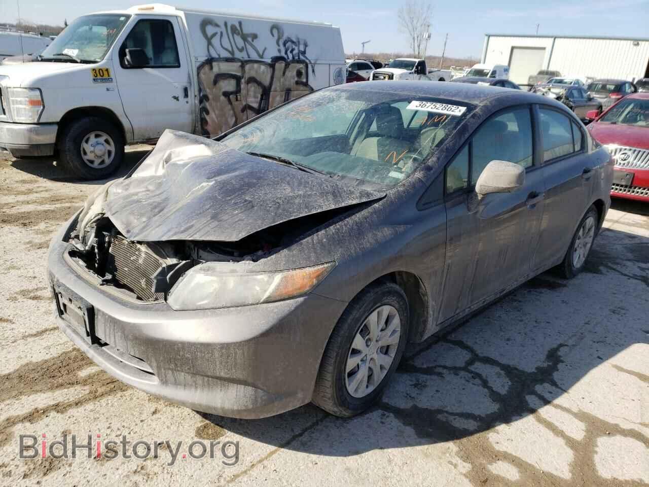 2012 HONDA CIVIC - VIN: 19XFB2F51CE100882 - Фото 2