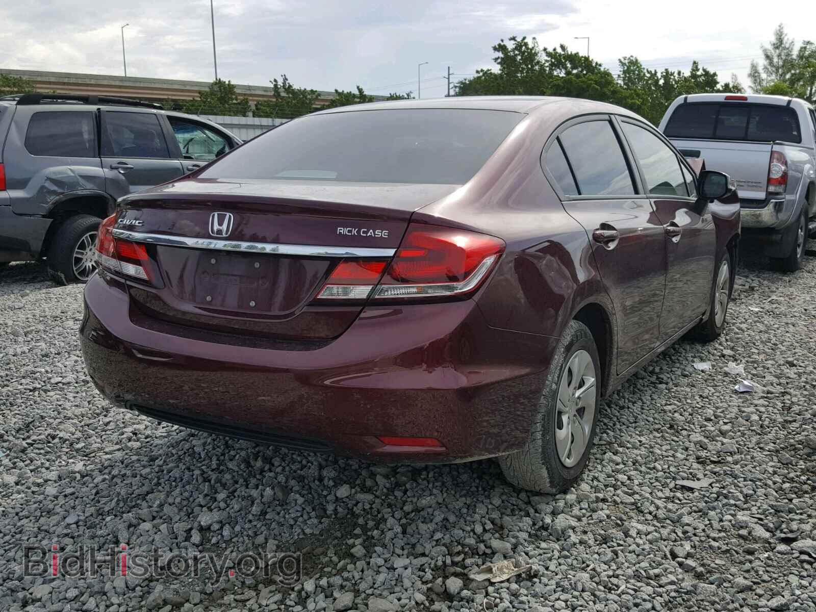 2013 HONDA CIVIC LX - VIN: 19XFB2F52DE083690 - Фото 4