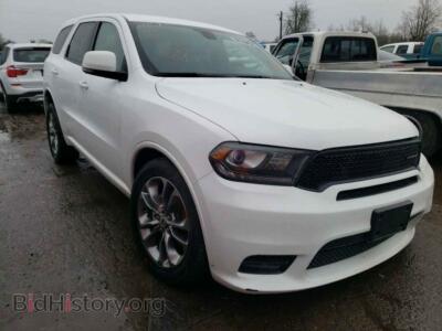 2019 Dodge DURANGO DURANGO GT, белый — VIN 1C4RDJDGXKC744361, Copart