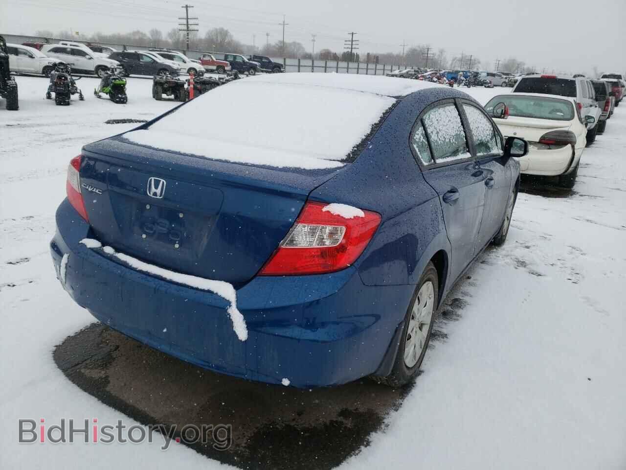 2012 HONDA CIVIC - VIN: 19XFB2F57CE027100 - Фото 4