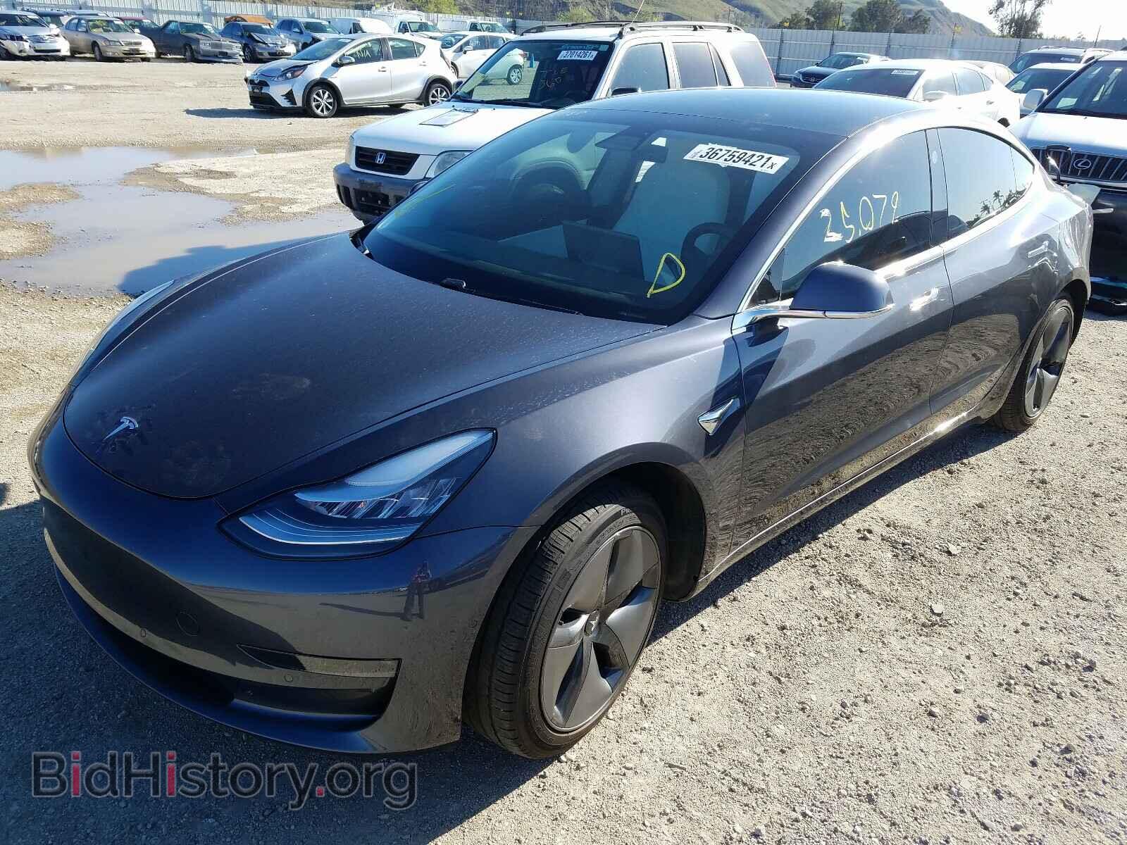 2019 TESLA MODEL 3 - VIN: 5YJ3E1EB9KF391166 - Фото 2