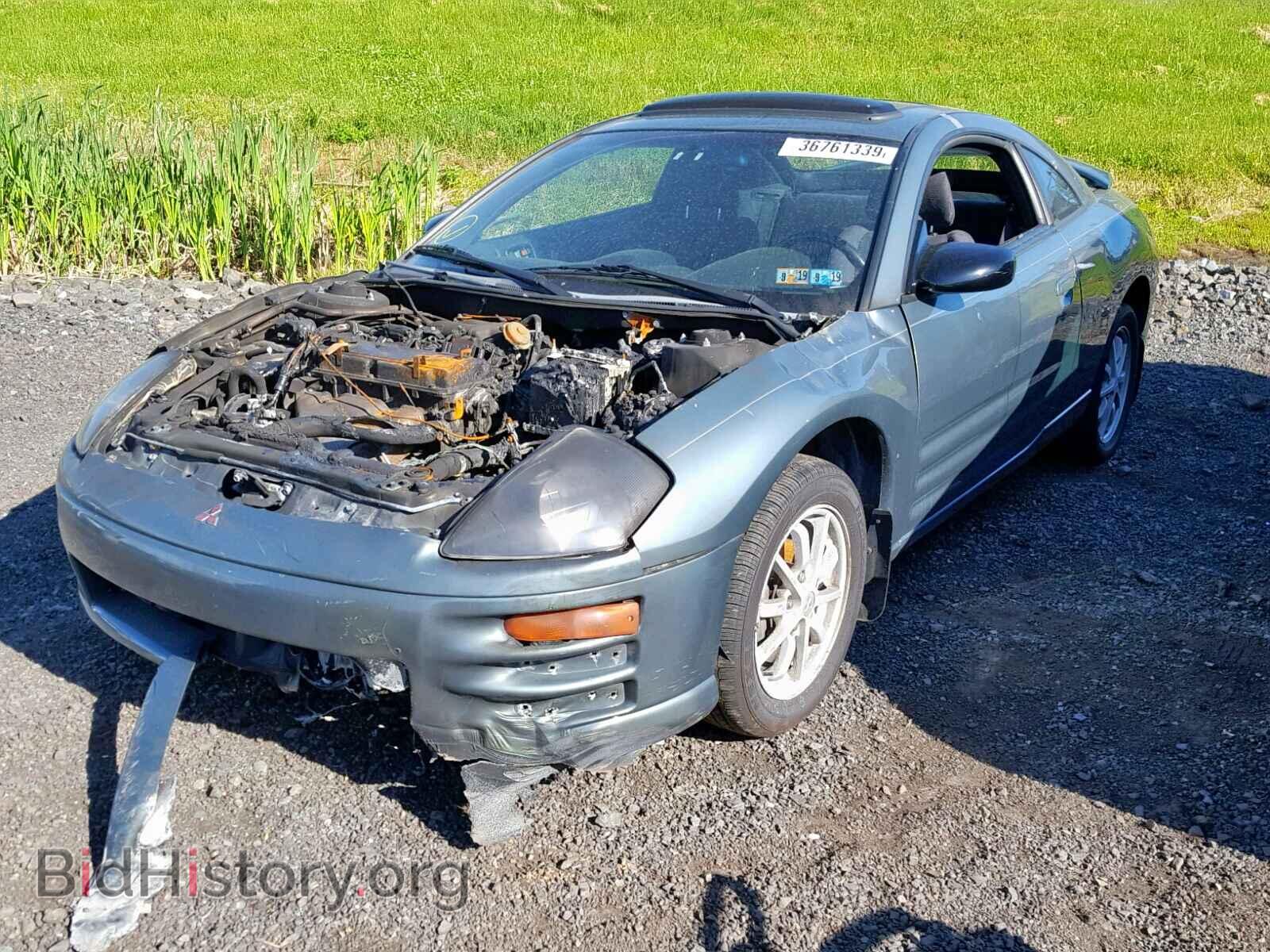 2001 MITSUBISHI ECLIPSE - VIN: 4A3AC44G81E165502 - Фото 2
