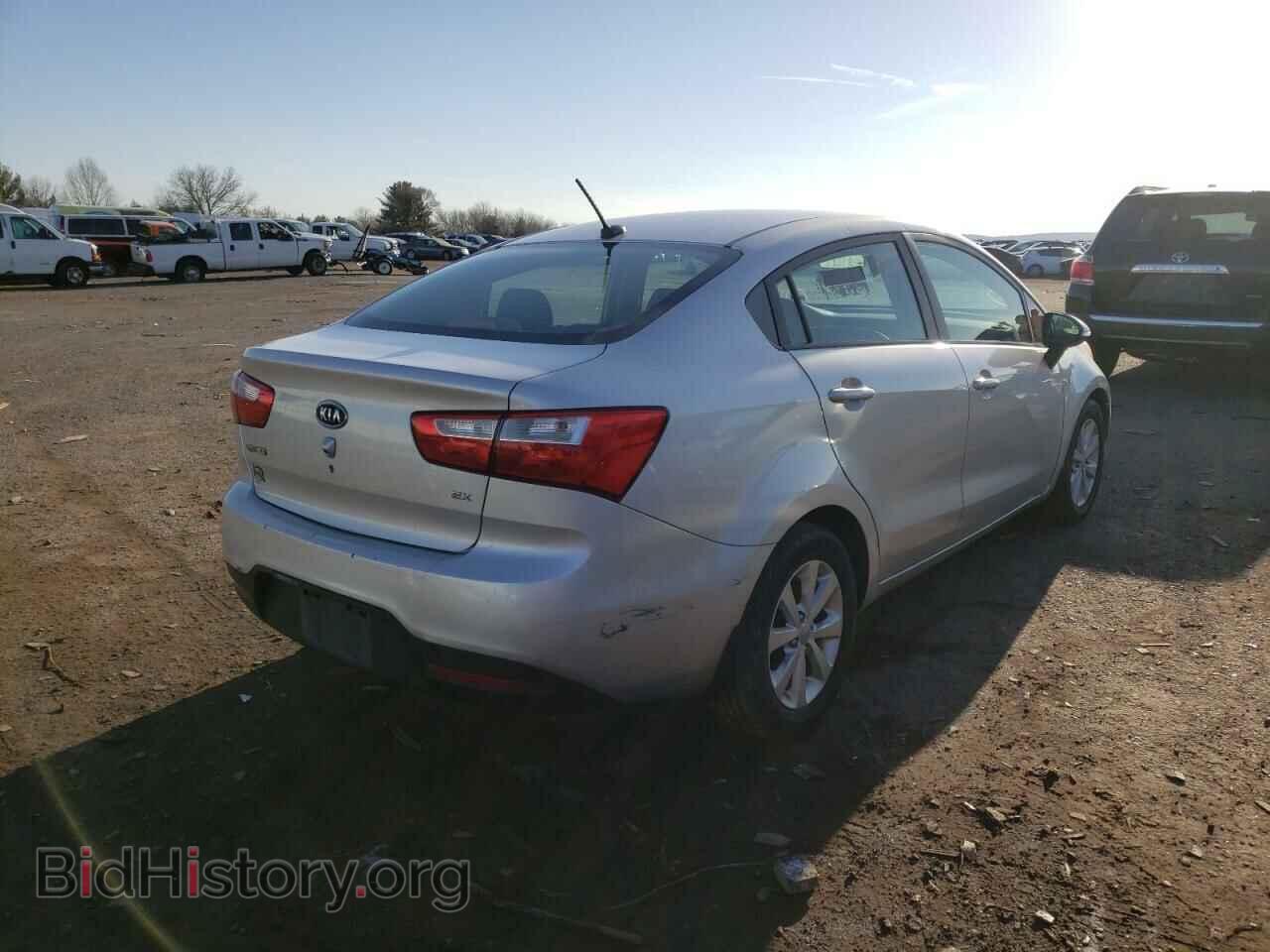 2013 KIA RIO - VIN: KNADN4A39D6117210 - Фото 4