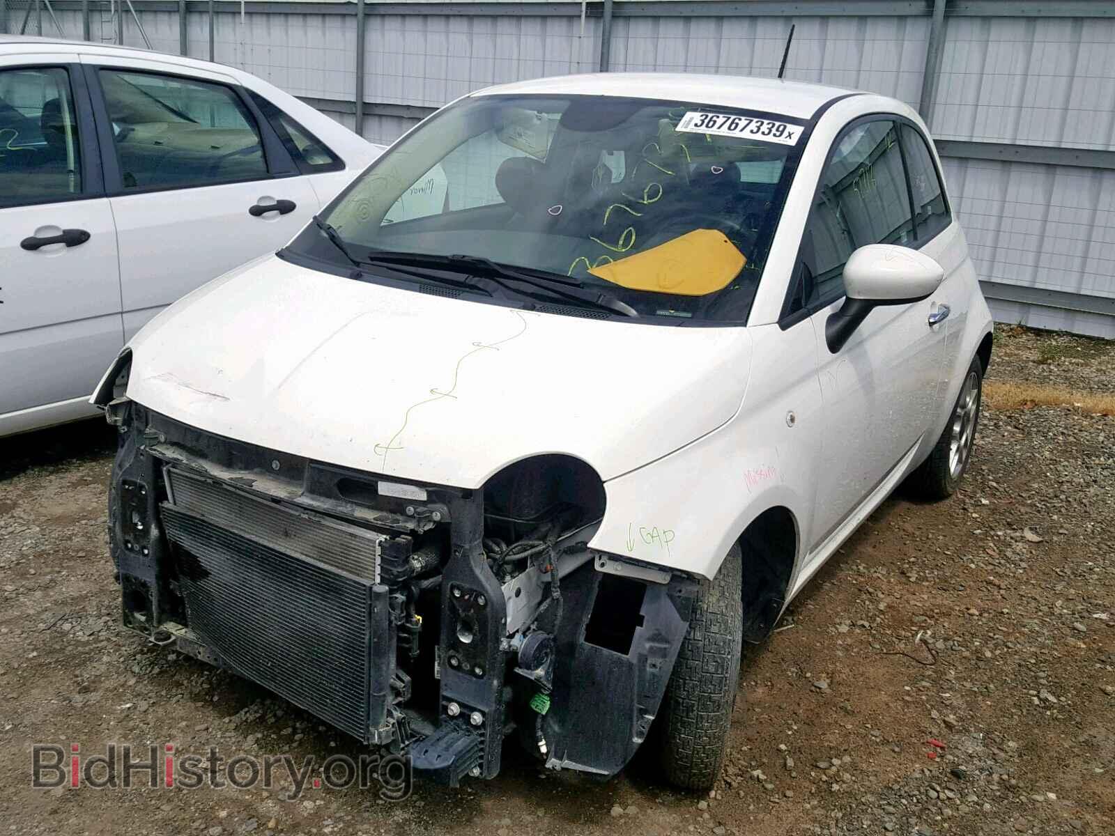 2015 FIAT 500 - VIN: 3C3CFFAR2FT568164 - Фото 2