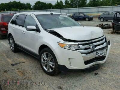 2013 Ford EDGE Edge Limit, white — VIN 2FMDK3K97DBC44513, Copart