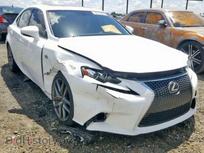 2015 Lexus IS IS 350, white — VIN JTHBE1D26F5018346, Copart