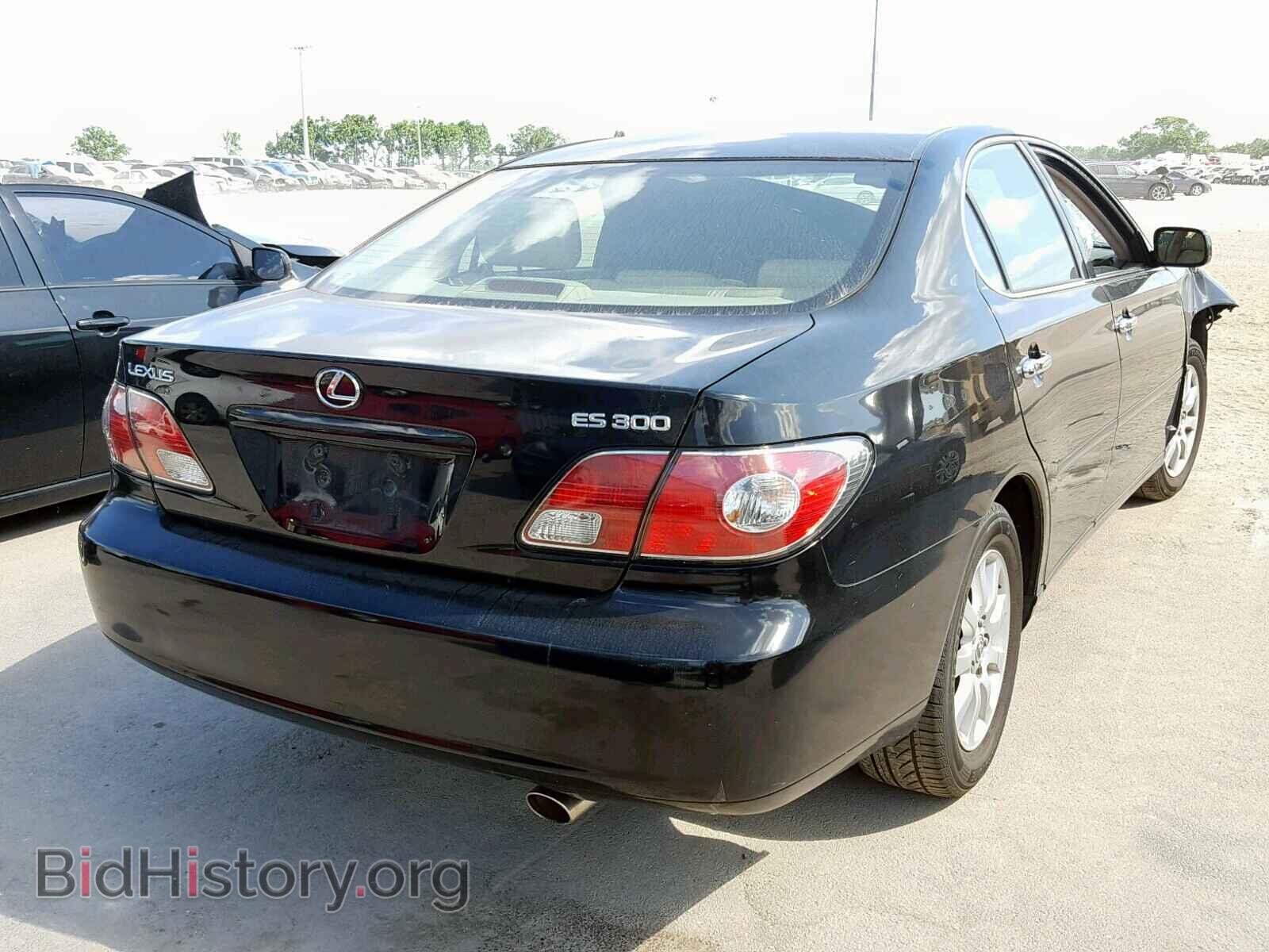 2003 LEXUS ES300 - VIN: JTHBF30G430103639 - Фото 4