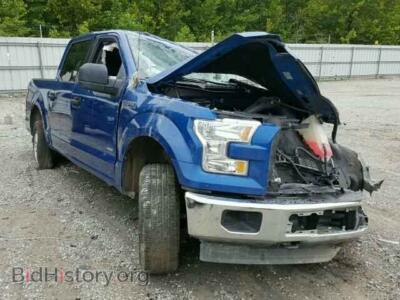 2017 Ford F150 F150 Super, blue — VIN 1FTEW1EP8HFC05817, Copart