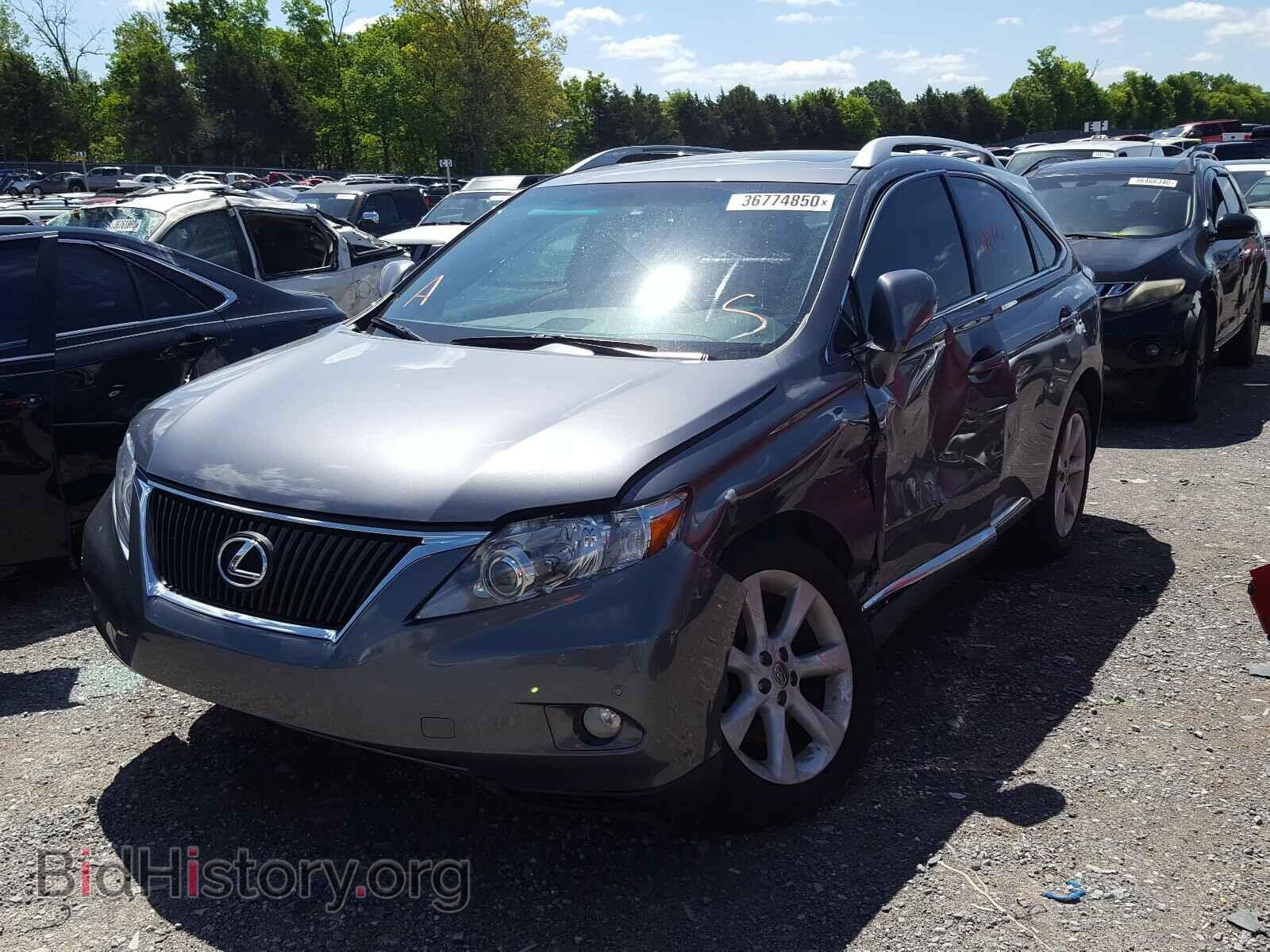 2012 LEXUS RX350 - VIN: 2T2ZK1BA4CC072788 - Фото 2