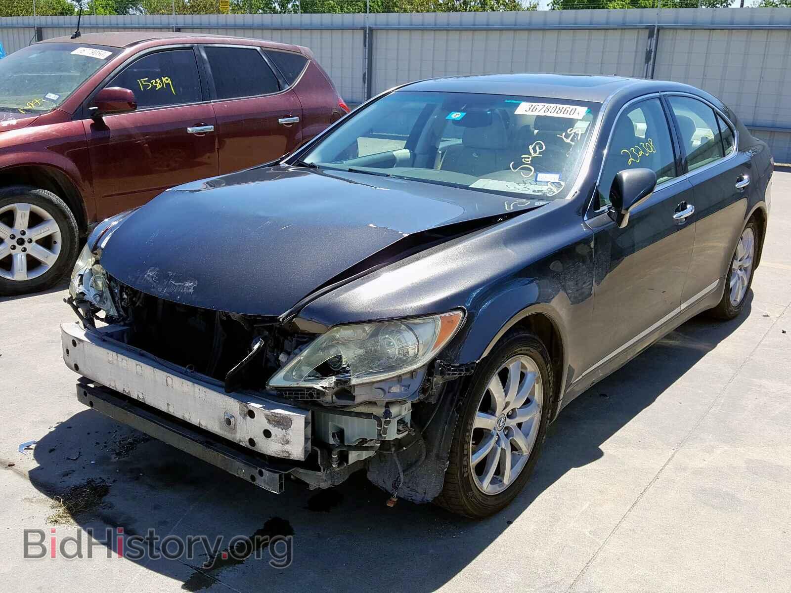 2008 LEXUS LS460 - VIN: JTHBL46F885074492 - Фото 2