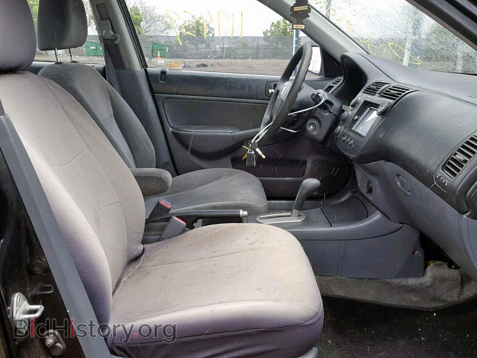 2002 HONDA CIVIC LX - VIN: 1HGES16632L012664 - Фото 5