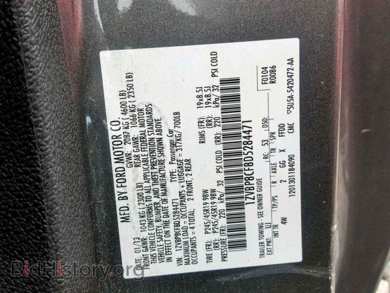 2013 Ford MUSTANG GT (VIN 1ZVBP8CF8D5284471) — photo 10 of 10
