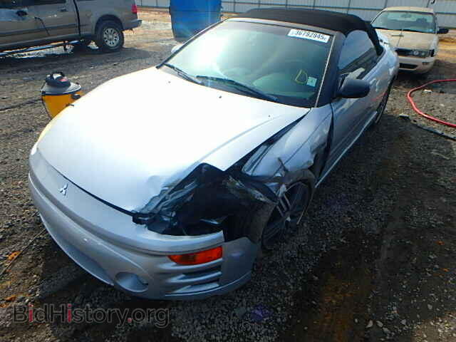 2003 MITSUBISHI ECLIPSE - VIN: 4A3AE75H63E089641 - Фото 2