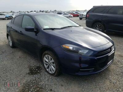 2014 Dodge DART Dart SXT, blue — VIN 1C3CDFBB3ED823836, Copart