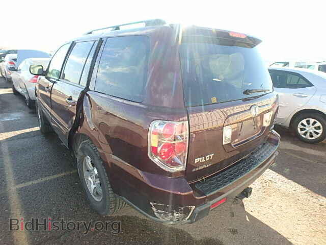 2007 HONDA PILOT - VIN: 2HKYF18617H532919 - Фото 3