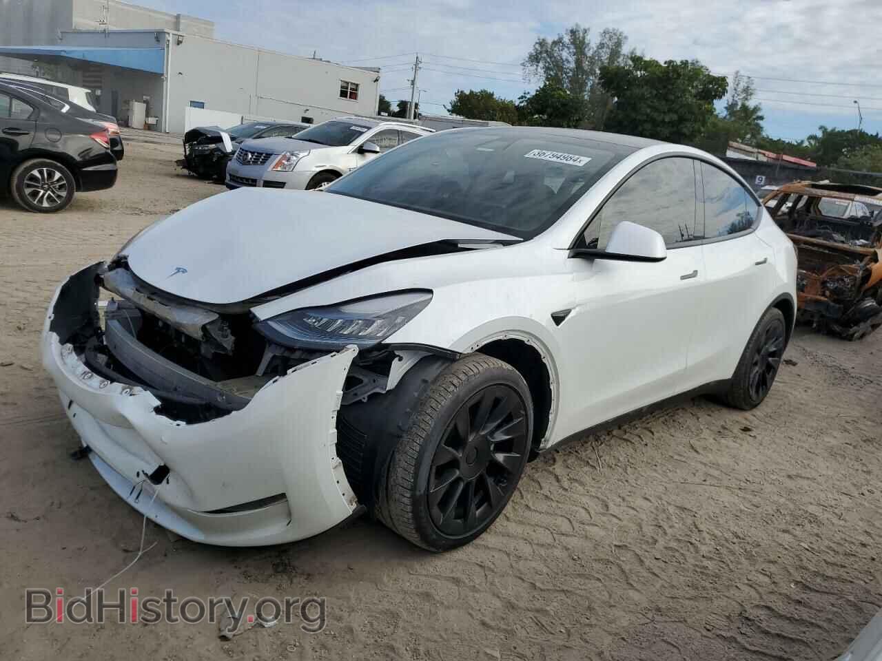 Фотография 5YJYGDED1MF120348 - TESLA MODEL Y 2021