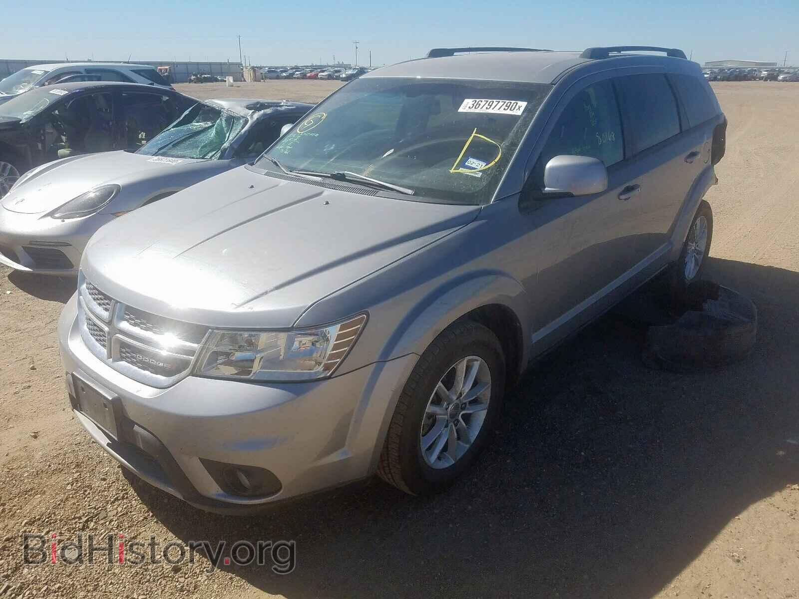 2016 DODGE JOURNEY - VIN: 3C4PDCBB6GT174154 - Фото 2