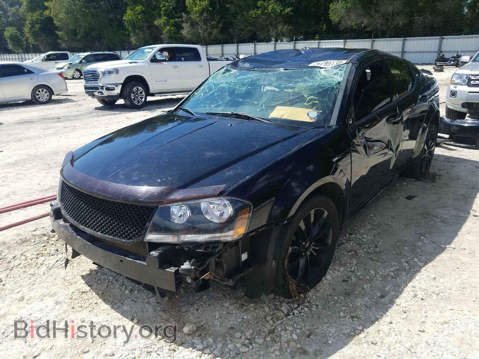 2014 DODGE AVENGER - VIN: 1C3CDZAGXEN104219 - Фото 2