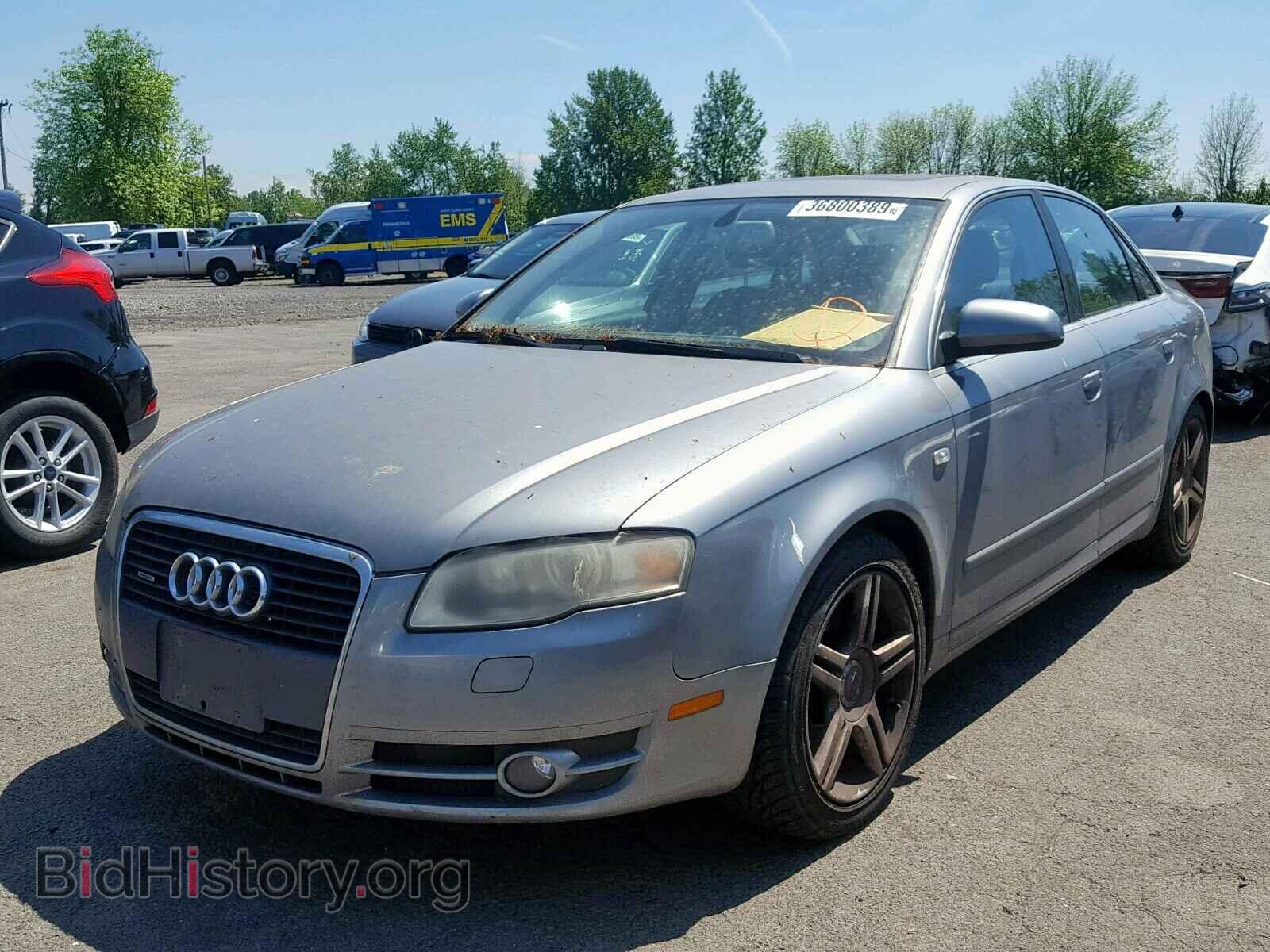 2007 AUDI A4 - VIN: WAUDF78E27A193343 - Фото 2